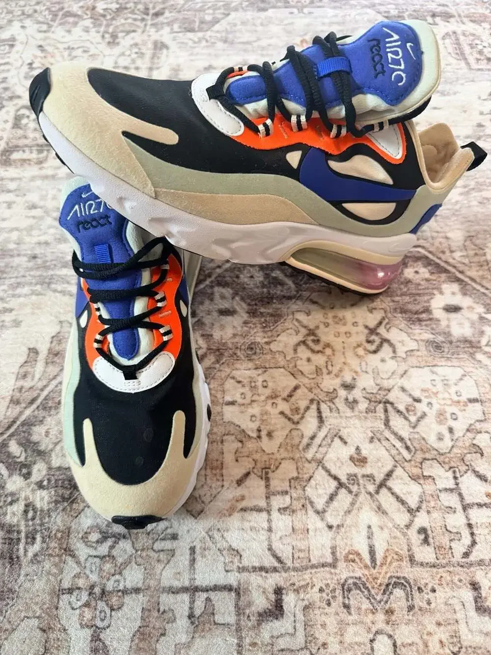 Nike Air Max 270 React CI3899-200 Sneakers Size 9